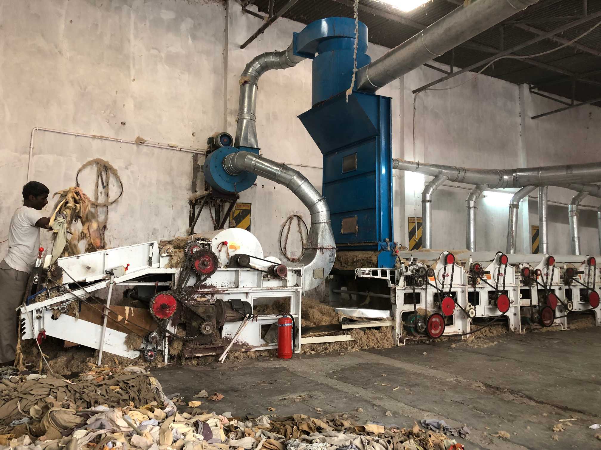 Denim Waste Recycling Machine 600T810W (5)