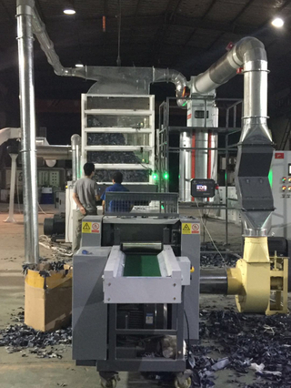 8 Rolls Jean Waste Recycling Machine 