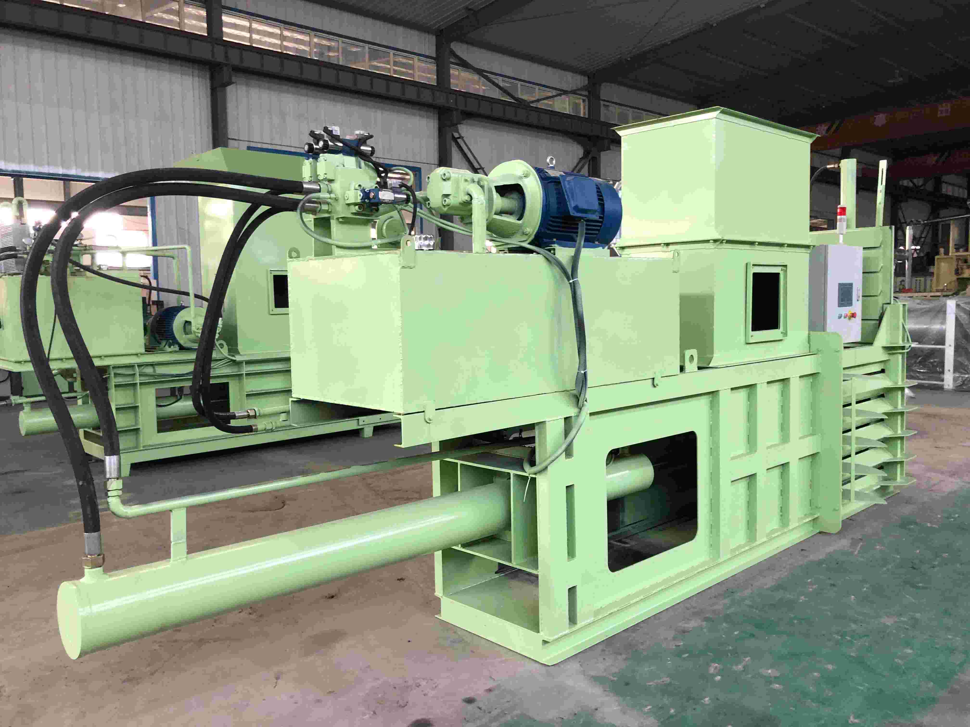 Horizontal Hydraulic Baling Press Machine