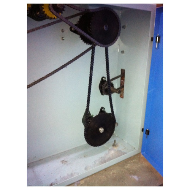 HSN1060 fabric waste tearing machine chain transmission detail
